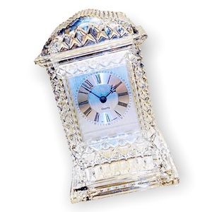 Vintage German crystal mantle clock
